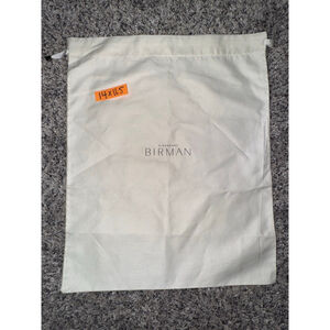 Women's Alexandre Birman Beige Black Logo Drawstring Dust Bag One Size​